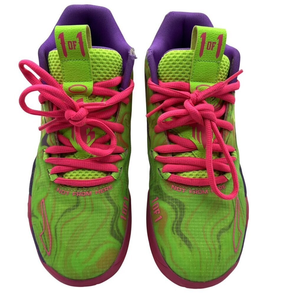 Puma MB.01 LaMelo Inverse Toxic Mens 8.5 Ball Shoes Neon Athletic Inverse Toxic - Picture 6 of 16